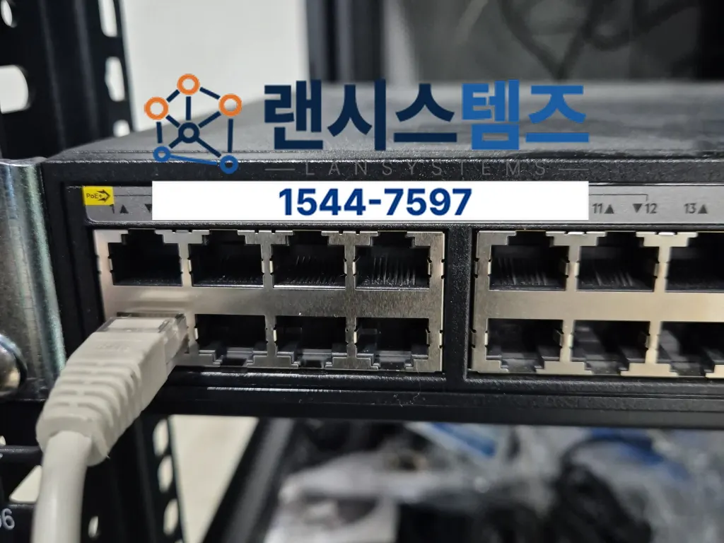 파주 공장 내부 AP 구축 및 유선 네트워크 확장 작업